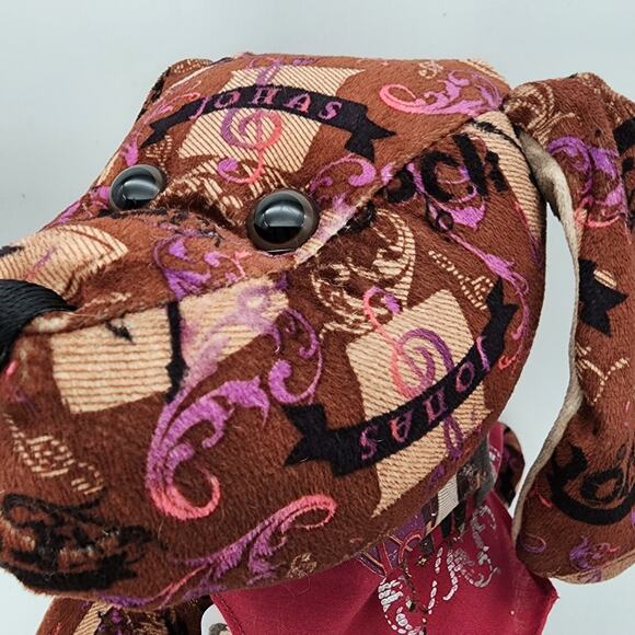 Build A Bear Jonas Brothers Plush 13” Dog Tag Necklace Handkerchief BABW - Picture 6 of 14